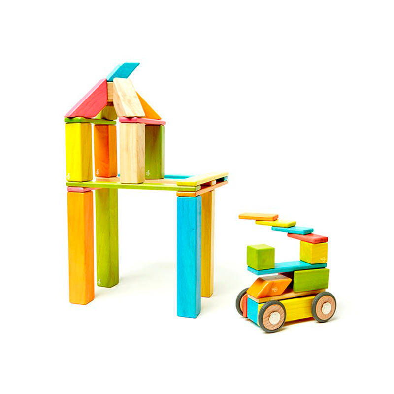 42-Piece Set, Magnetic Wooden Blocks, Tegu Classics
