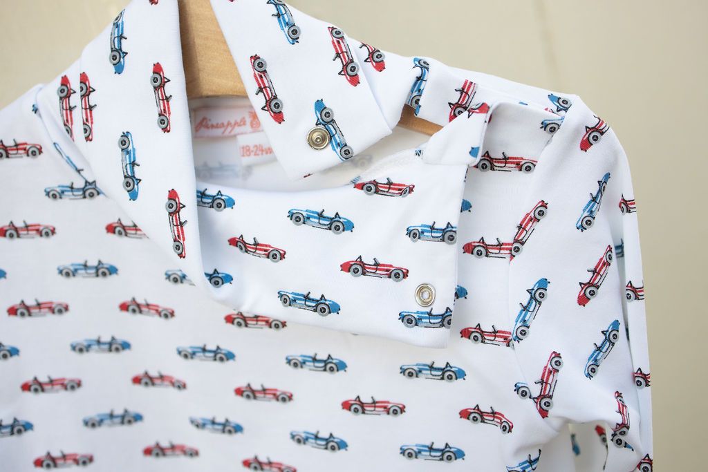 Red Cobra Car Turtleneck Onesie