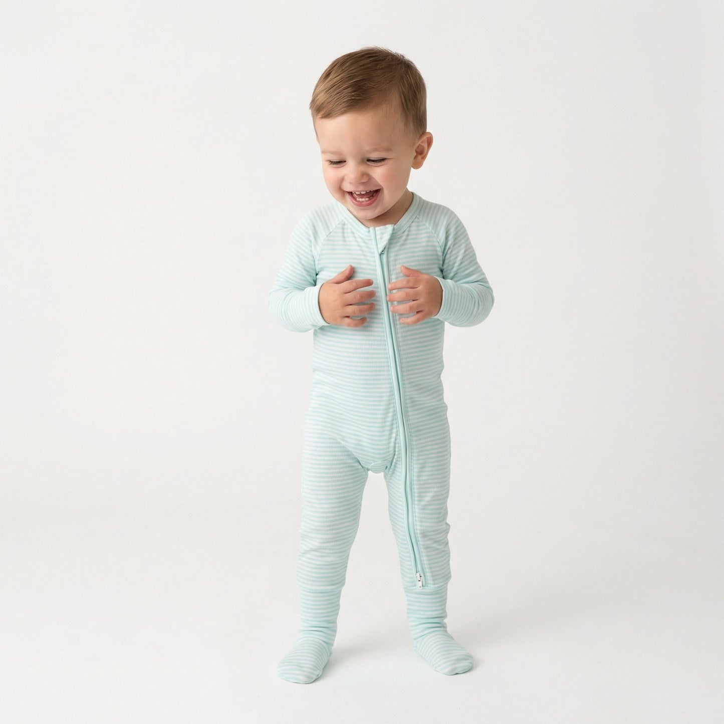 Cloud Stripe Bamboo Sleeper
