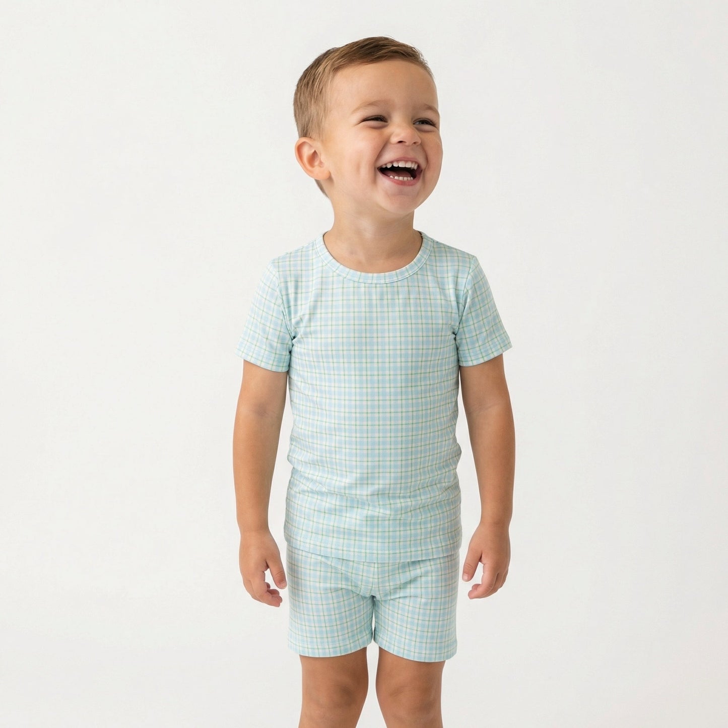 Bluegrass Picnic Short Sleeve & Shorts Bamboo Toddler Pajama Set