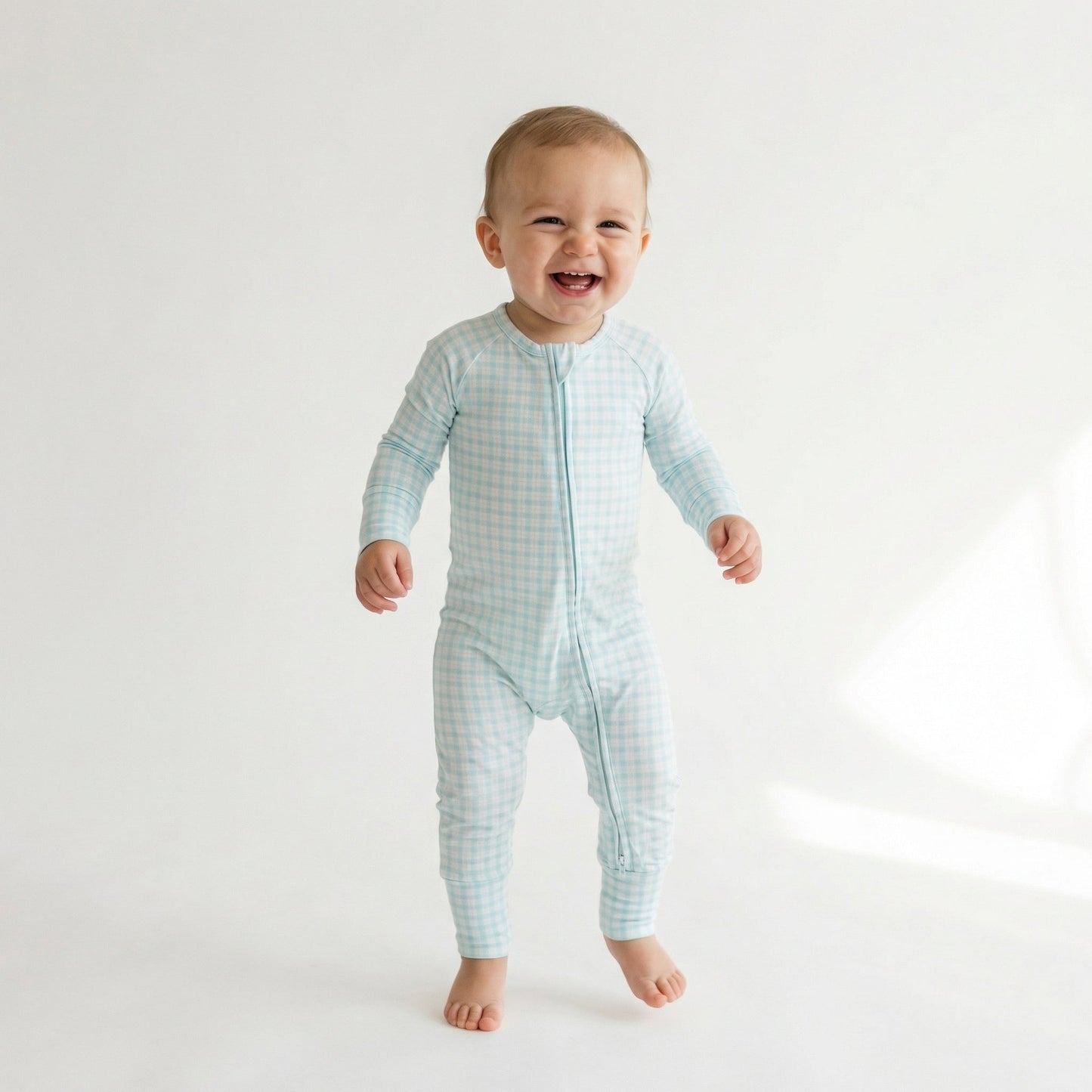 Coastal Check Bamboo Sleeper