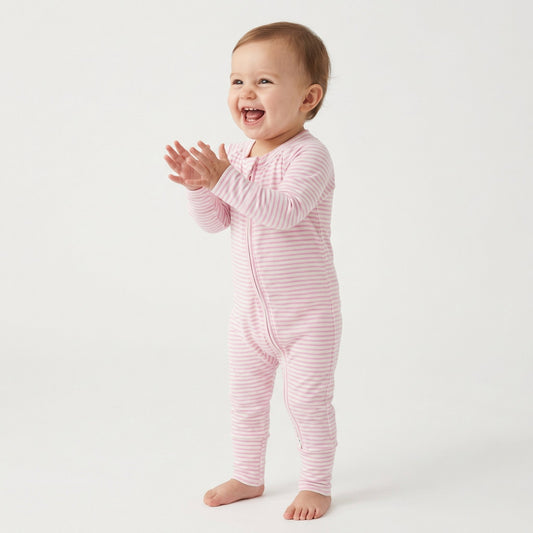 Ballet Stripe Bamboo Sleeper