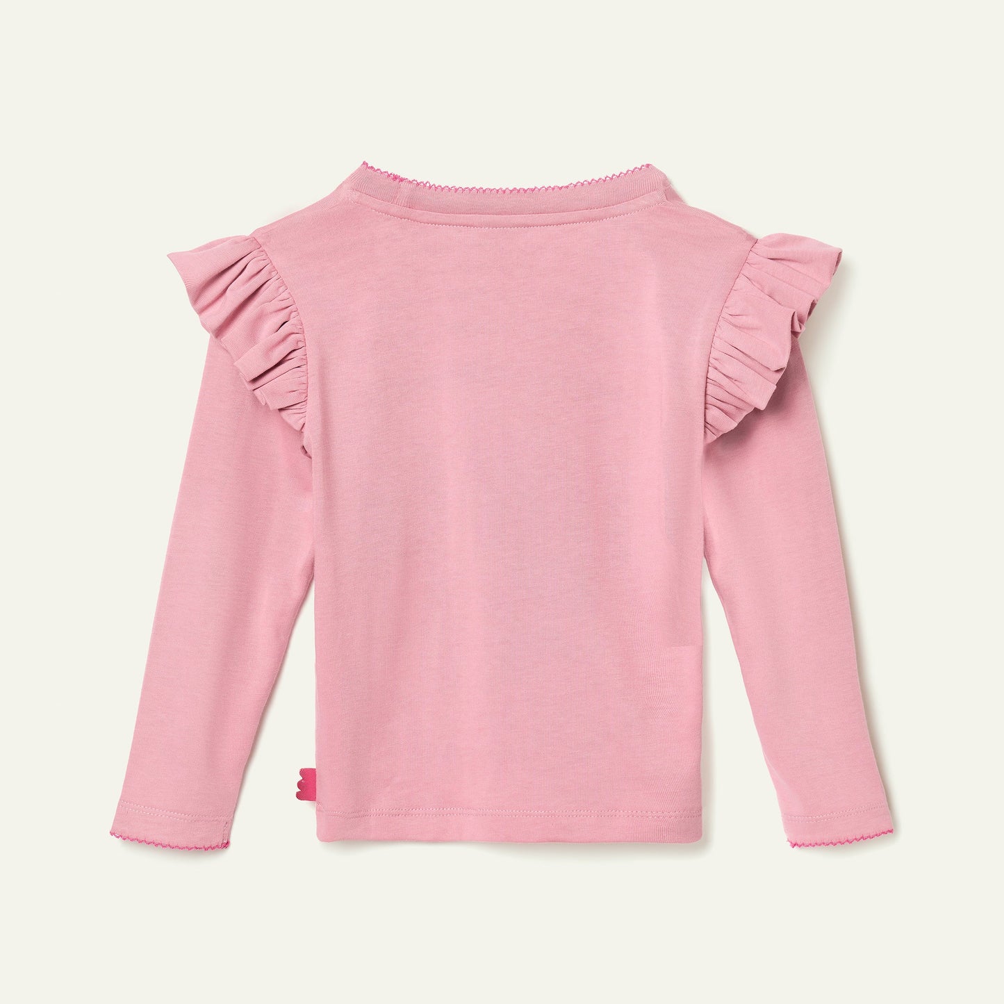 Recycled Cotton MC Ruffled T-Shirt