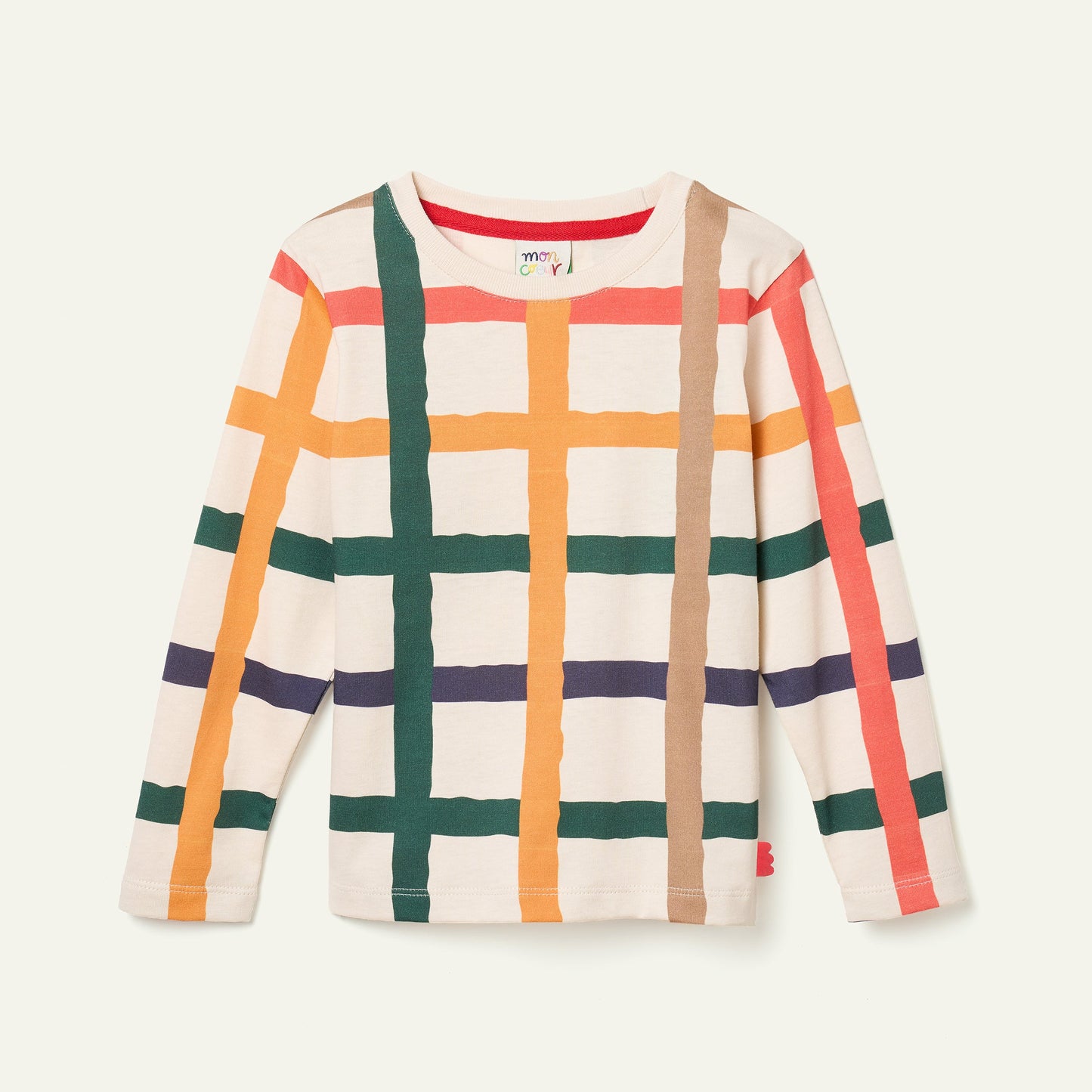 Recycled  Cotton Warm Grid T-Shirt