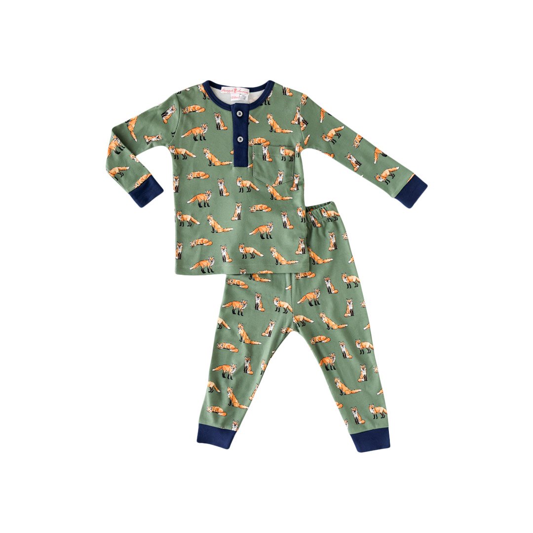 Green Fox 2-Piece Pajama