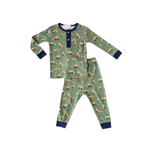 Green Fox 2-Piece Pajama