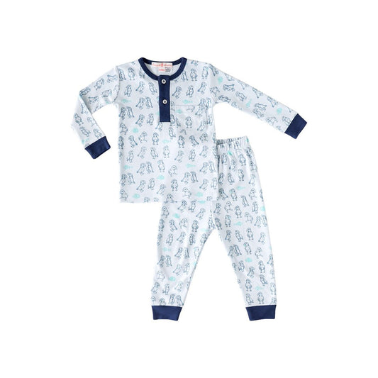 Puffin Print 2-Piece Pajama