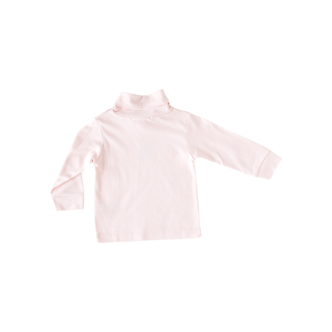 Solid Pink Turtleneck