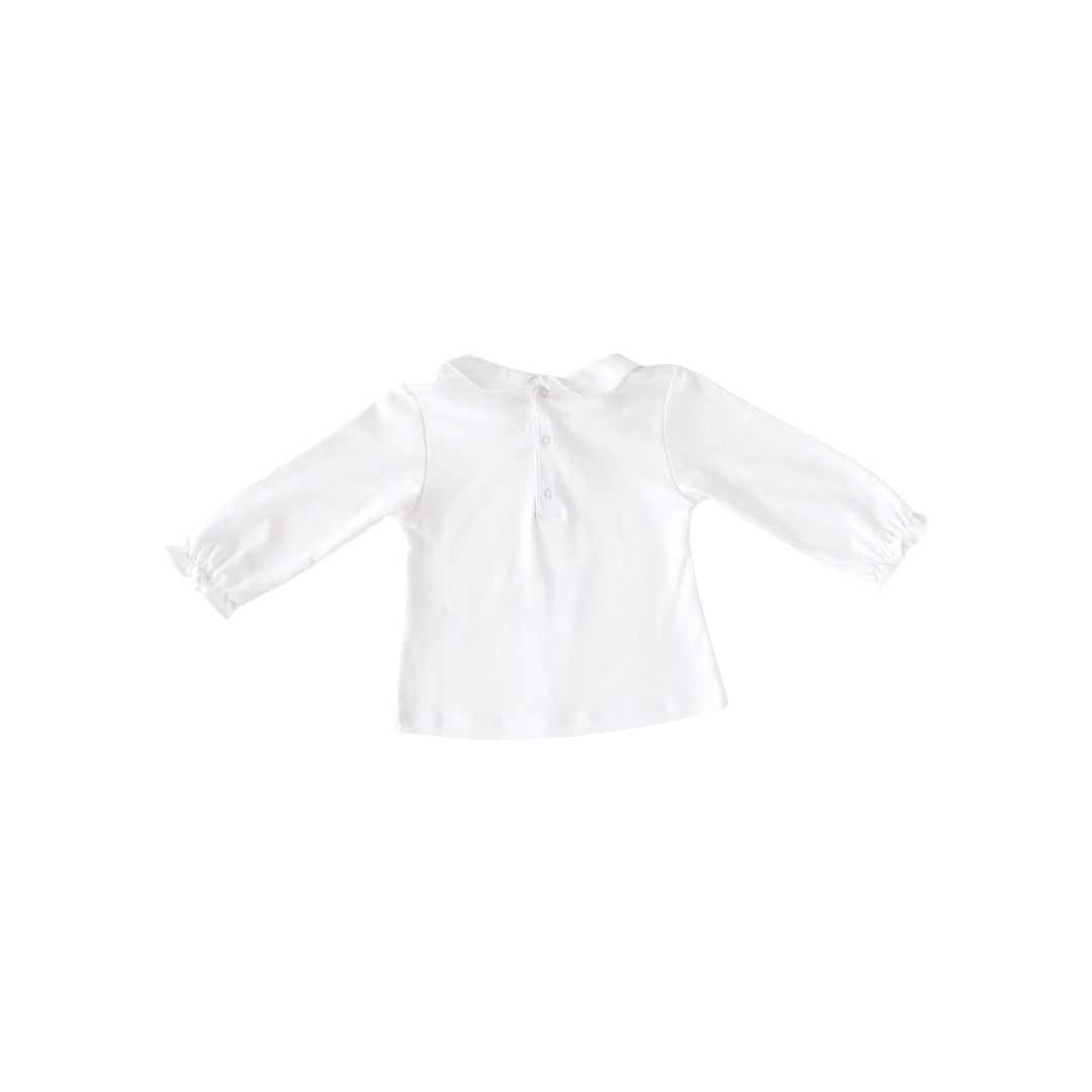 White Peter Pan Top