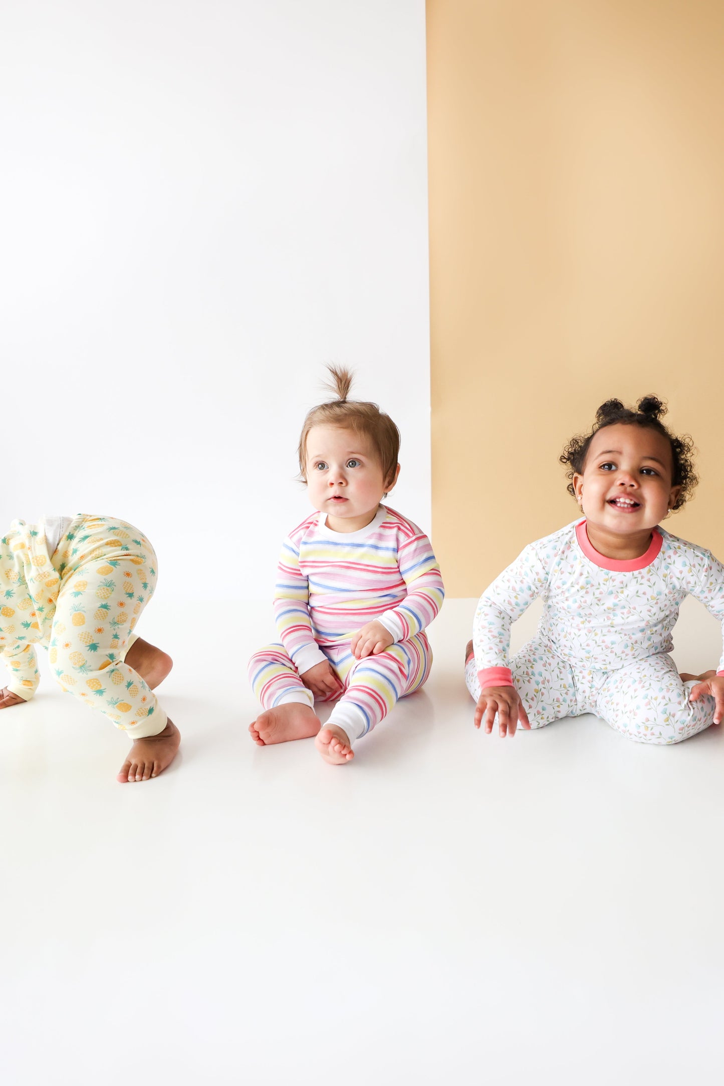 Rainbow Stripe 2-piece Pajama