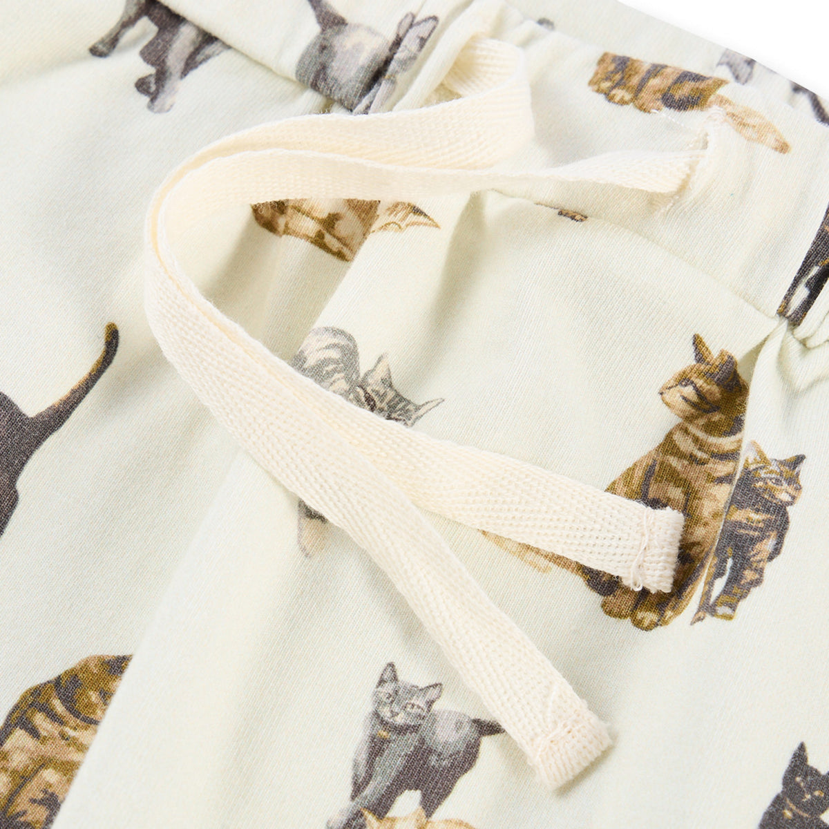 Cat Cotton Stretch Jogger Pants