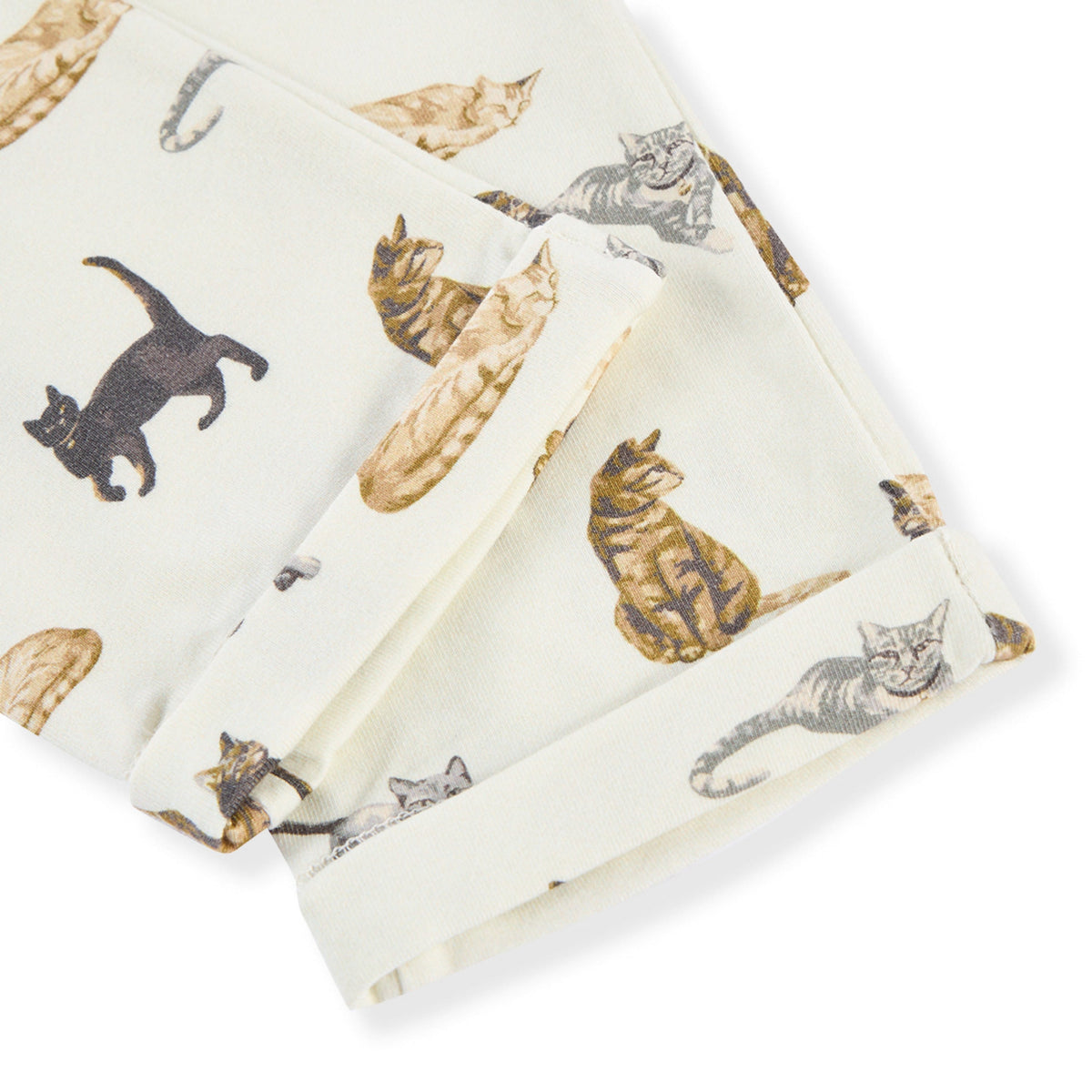 Cat Cotton Stretch Jogger Pants