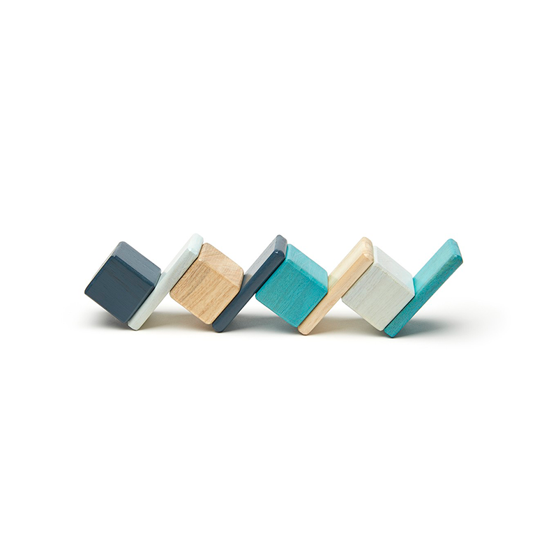 Original Pocket Pouch, Magnetic Wooden Blocks, 8 pieces