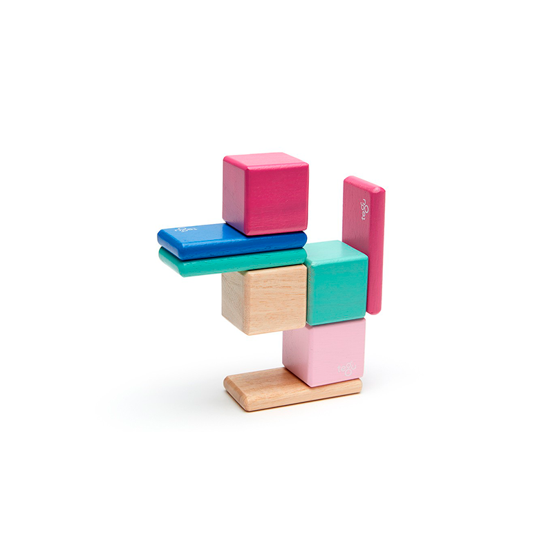 Original Pocket Pouch, Magnetic Wooden Blocks, 8 pieces