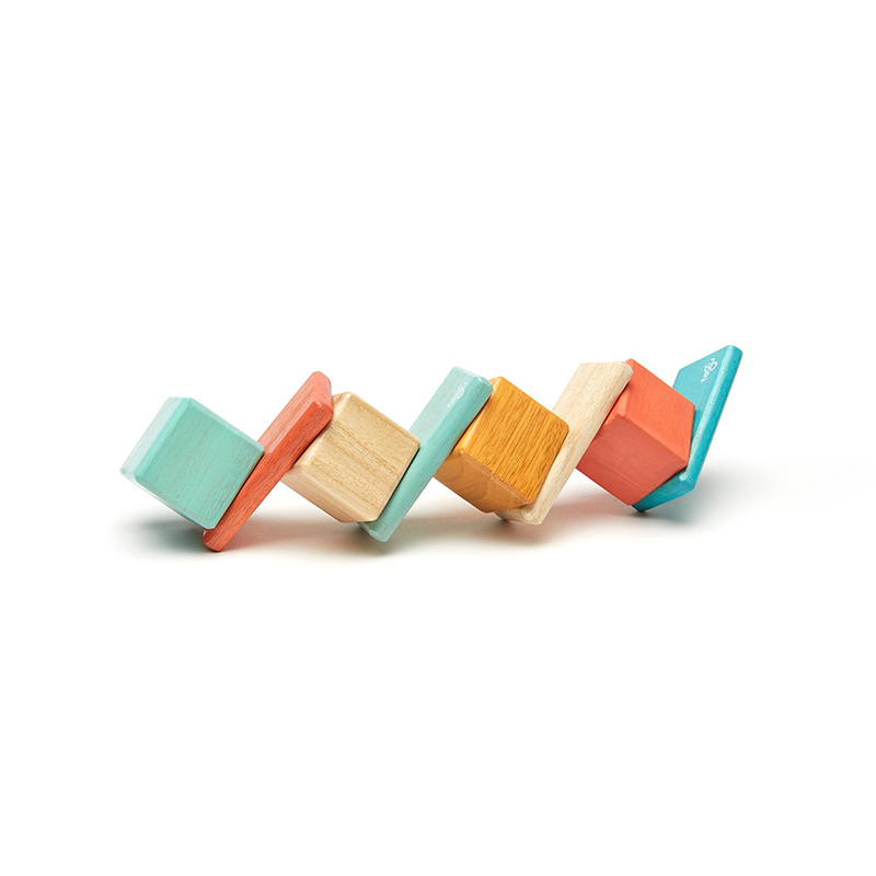 Original Pocket Pouch, Magnetic Wooden Blocks, 8 pieces