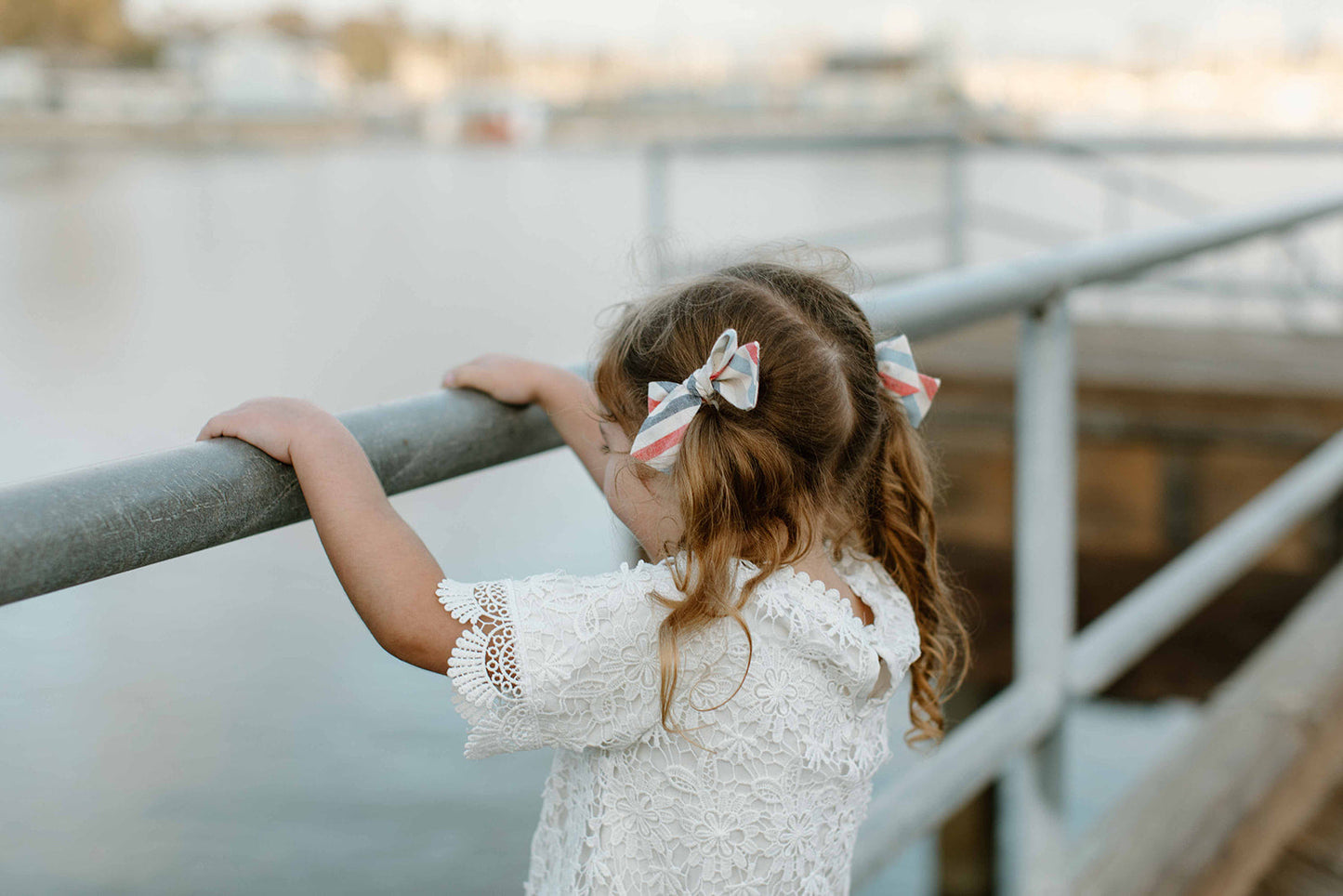 Uncle Sam Petite Hair Bow