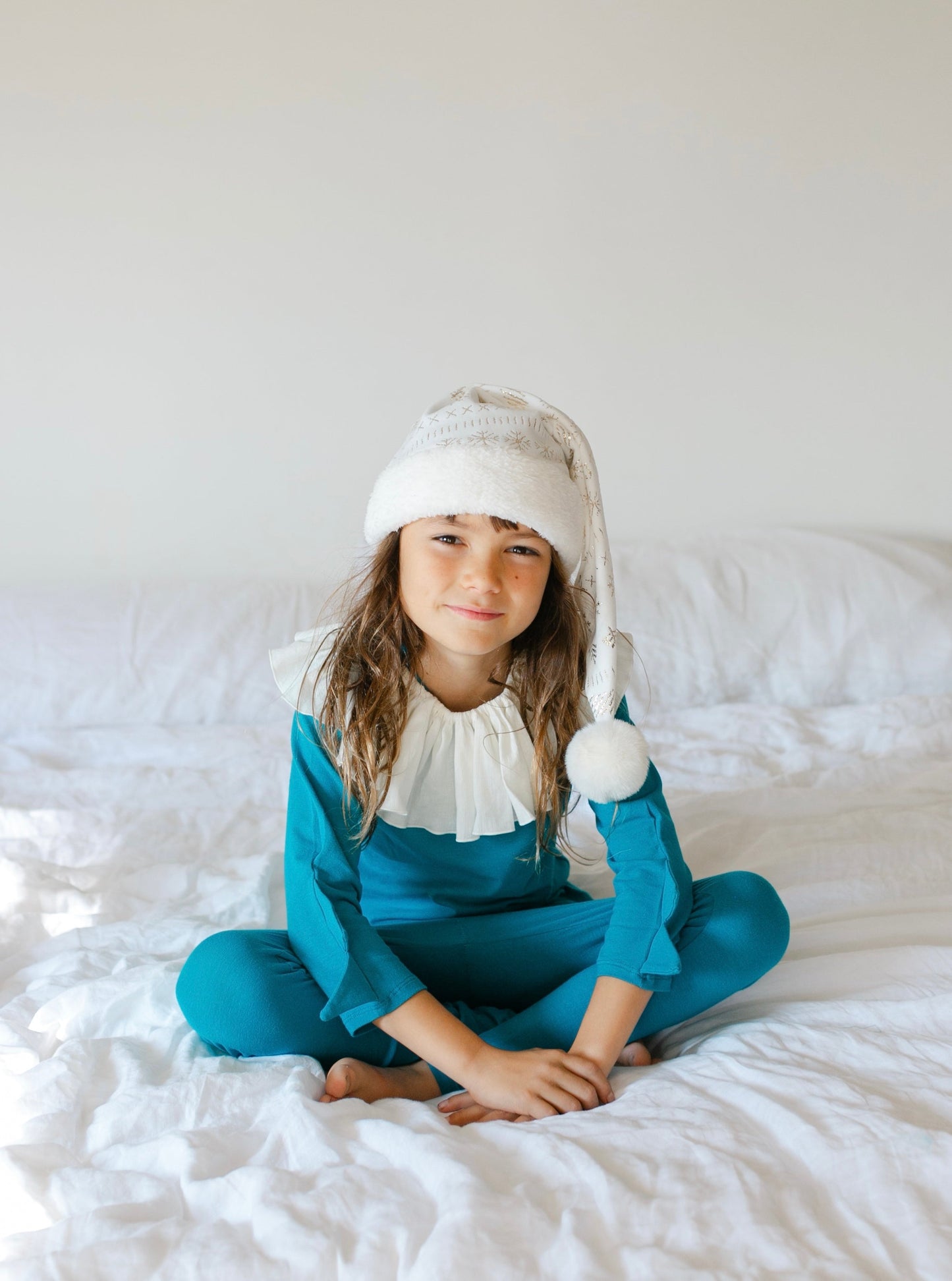 Jade Holiday Elf Pajama Costume- Christmas Gift for Kids - Cozy Cotton Stocking Stuffer
