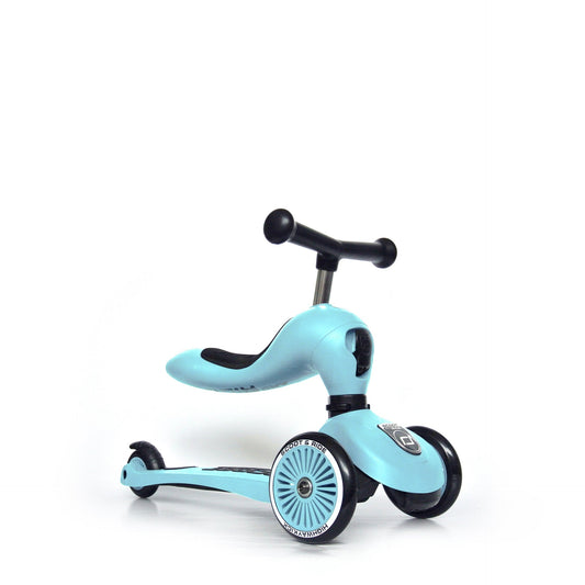 HighwayKick 1 Scooter and Ride On Toy Blueberry