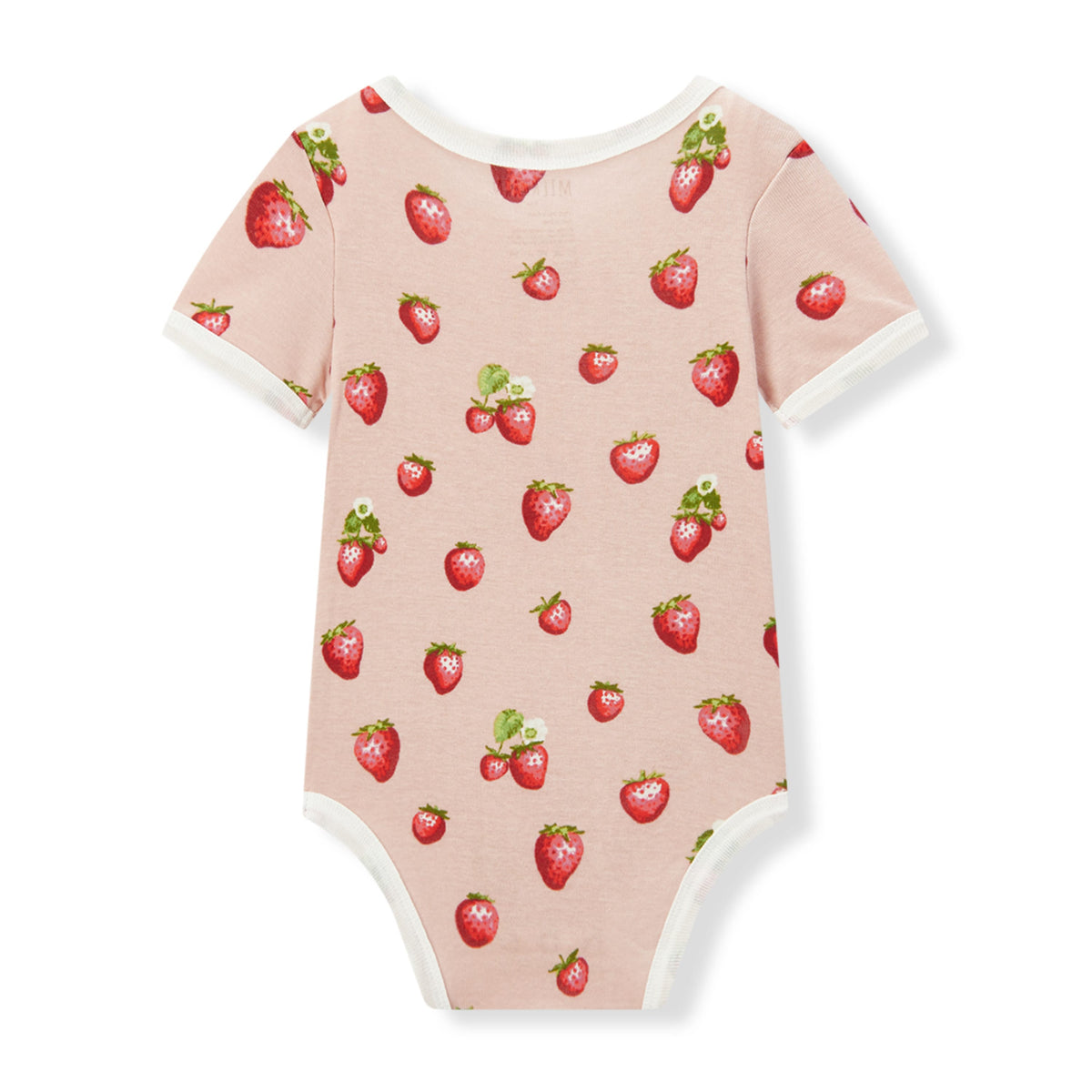 Strawberry Organic Cotton Short Sleeve One Piece