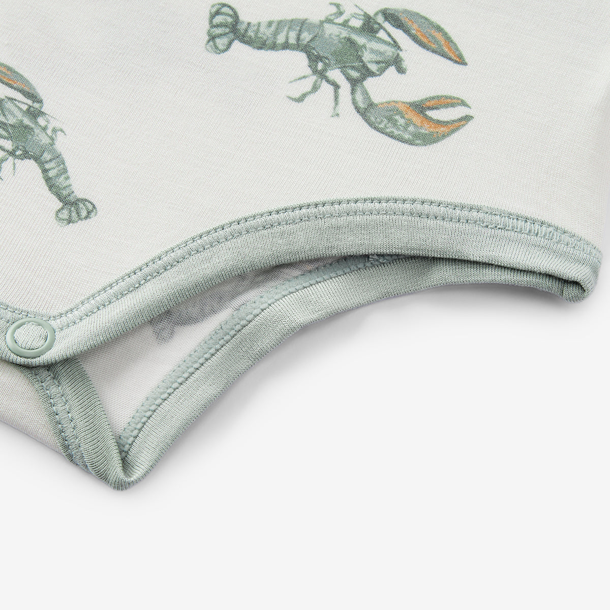 Mint Lobster Luxe Stretch Short Sleeve One Piece