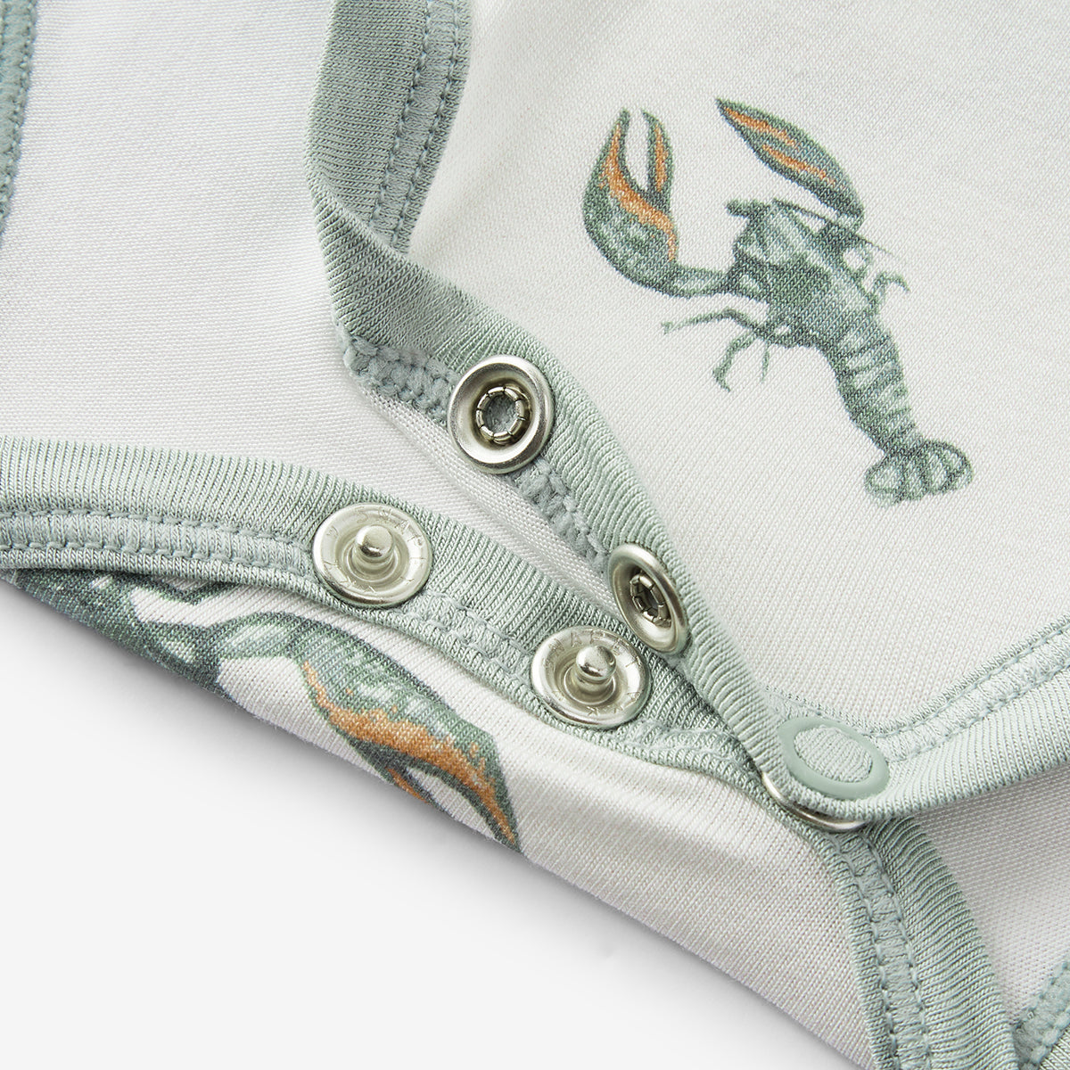 Mint Lobster Luxe Stretch Short Sleeve One Piece