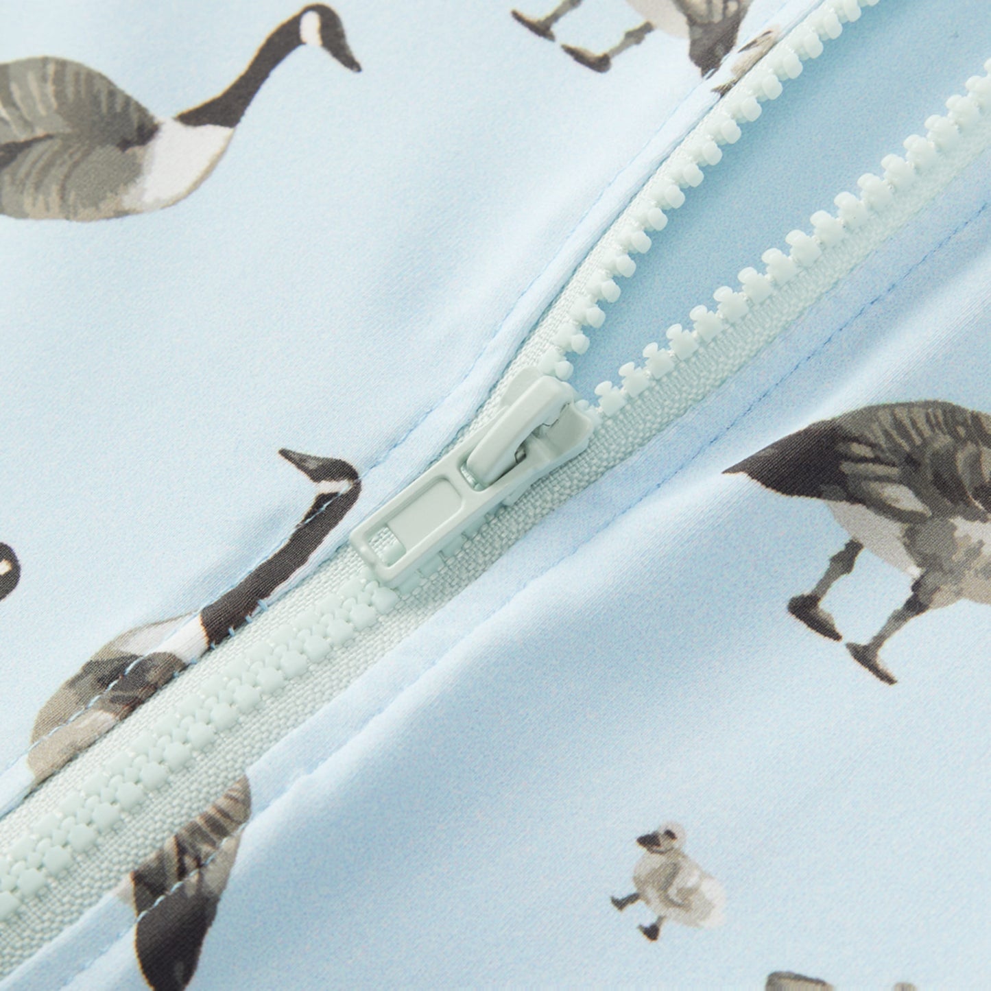 Goose Zipper Shortall Swimsuit