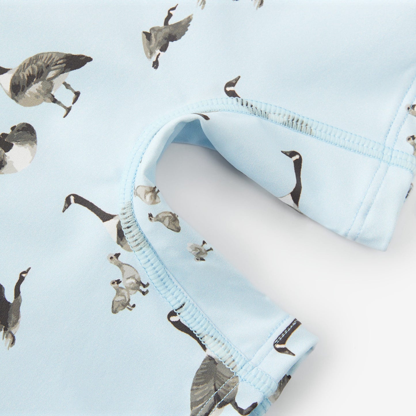 Goose Zipper Shortall Swimsuit