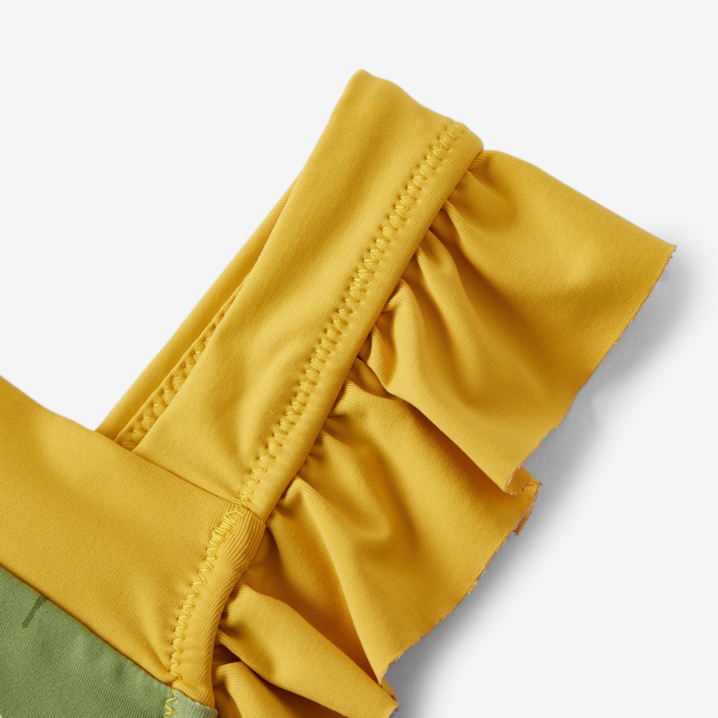 Toucan Ruffle Square Neck Swimsuit