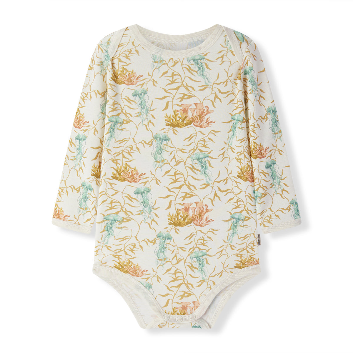 Under the Sea Organic Cotton Long Sleeve One Piece