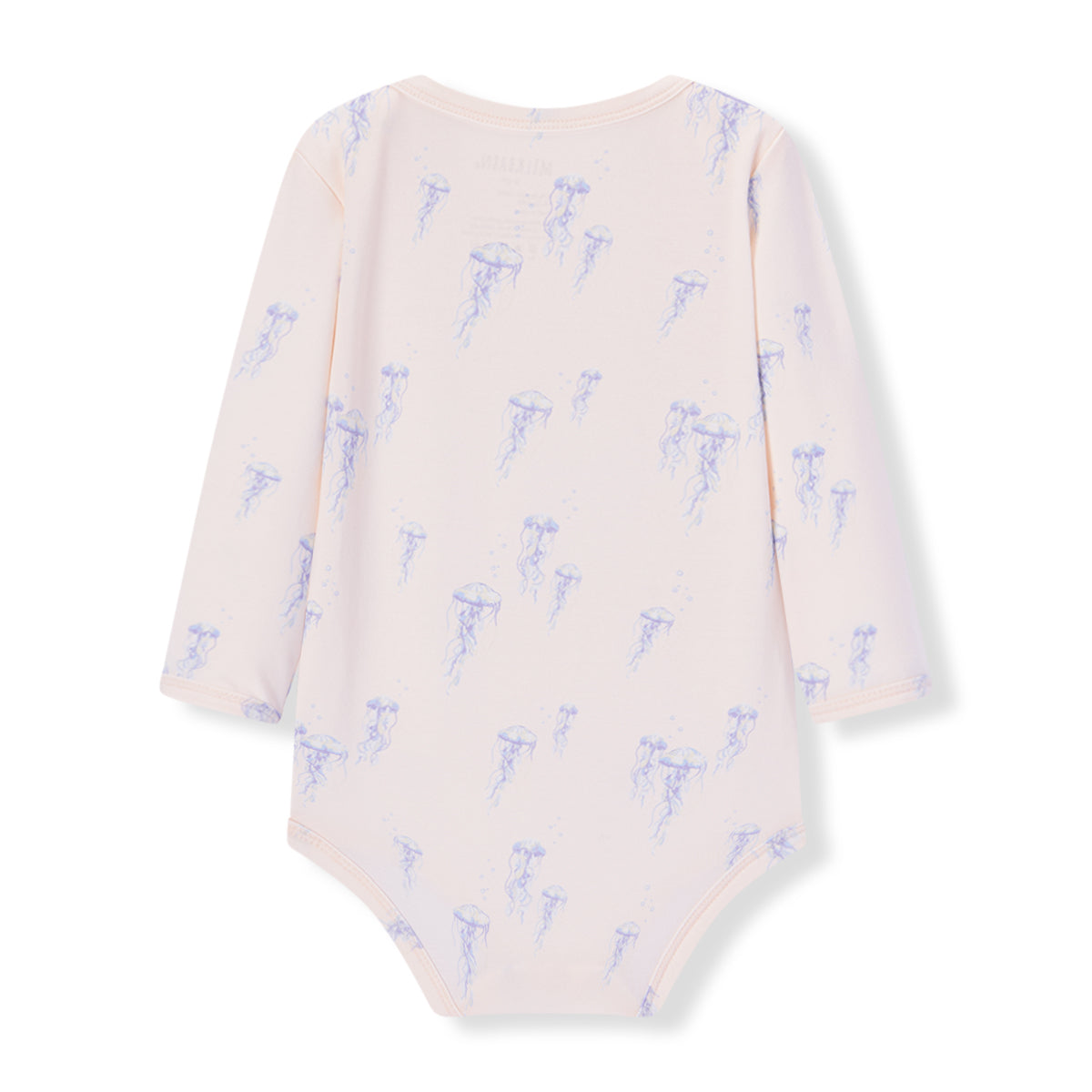 Sunset Jellyfish Cotton Stretch Long Sleeve One Piece