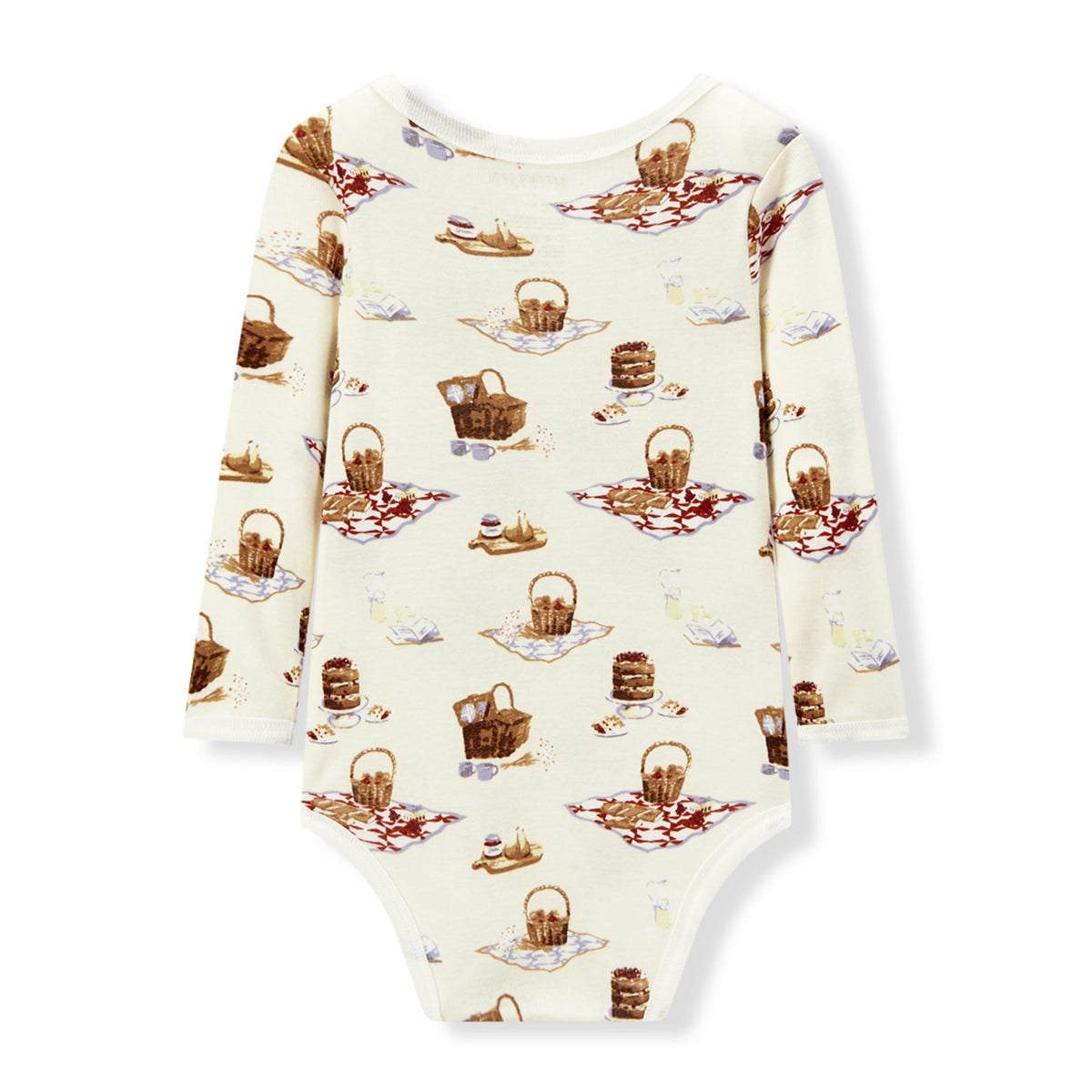 Picnic Organic Cotton Long Sleeve One Piece