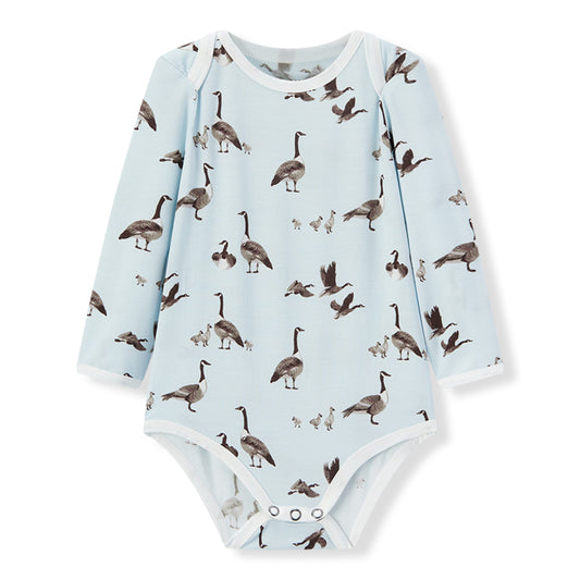 Goose Luxe Stretch Long Sleeve One Piece