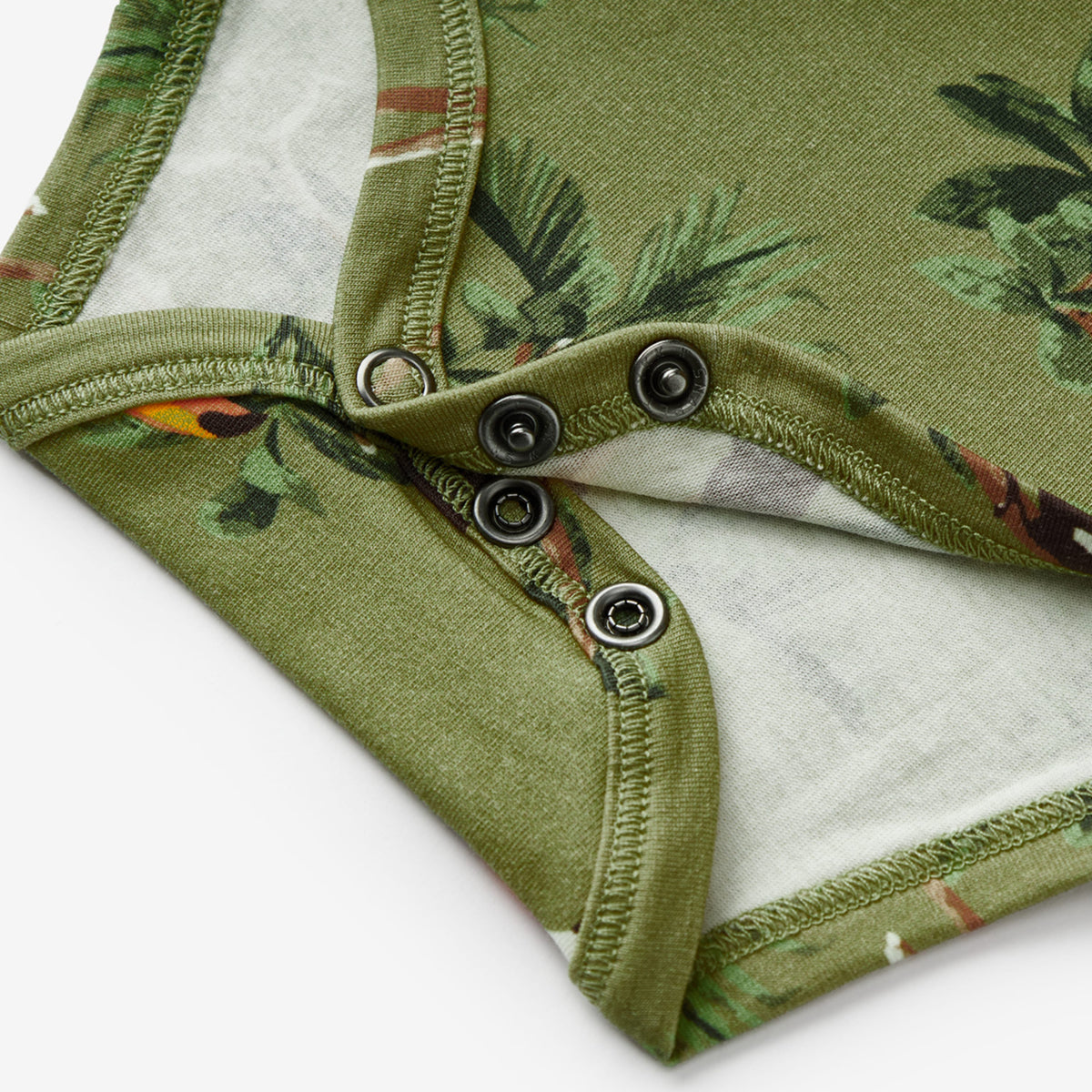 Toucan Cotton Stretch Long Sleeve One Piece