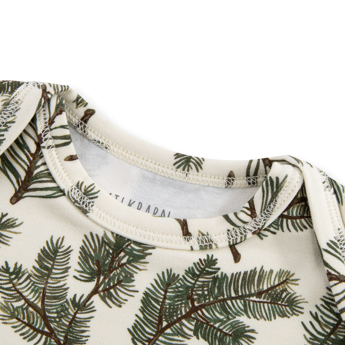 Pine Brushed Long Sleeve One Piece