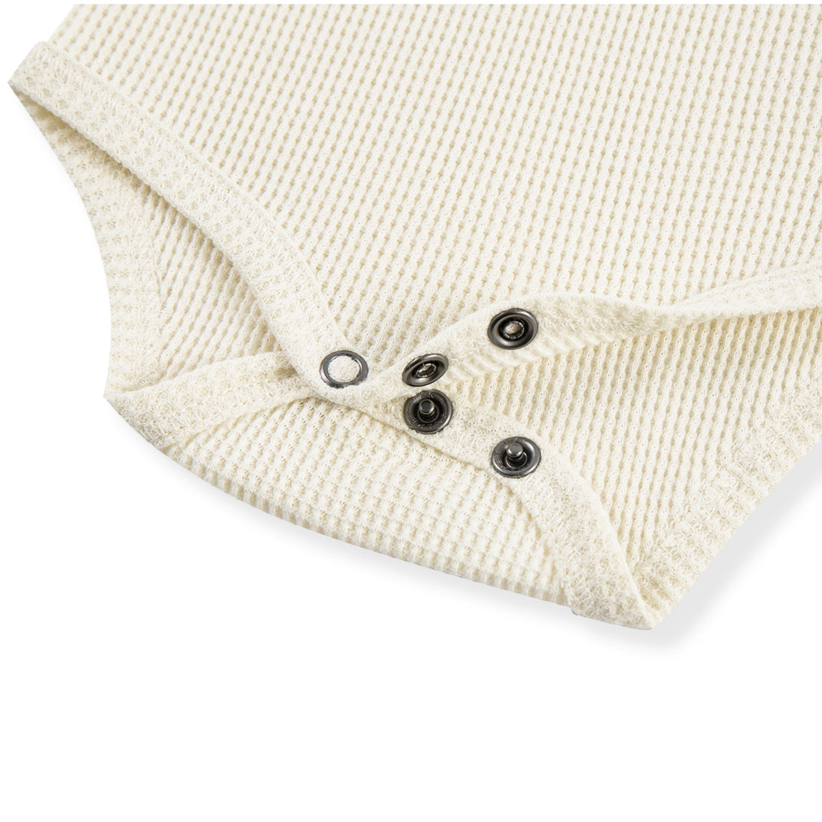 Vanilla Waffle Long Sleeve One Piece