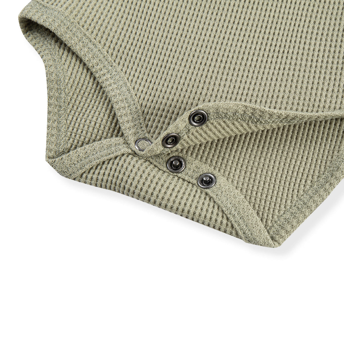 Tea Waffle Long Sleeve One Piece