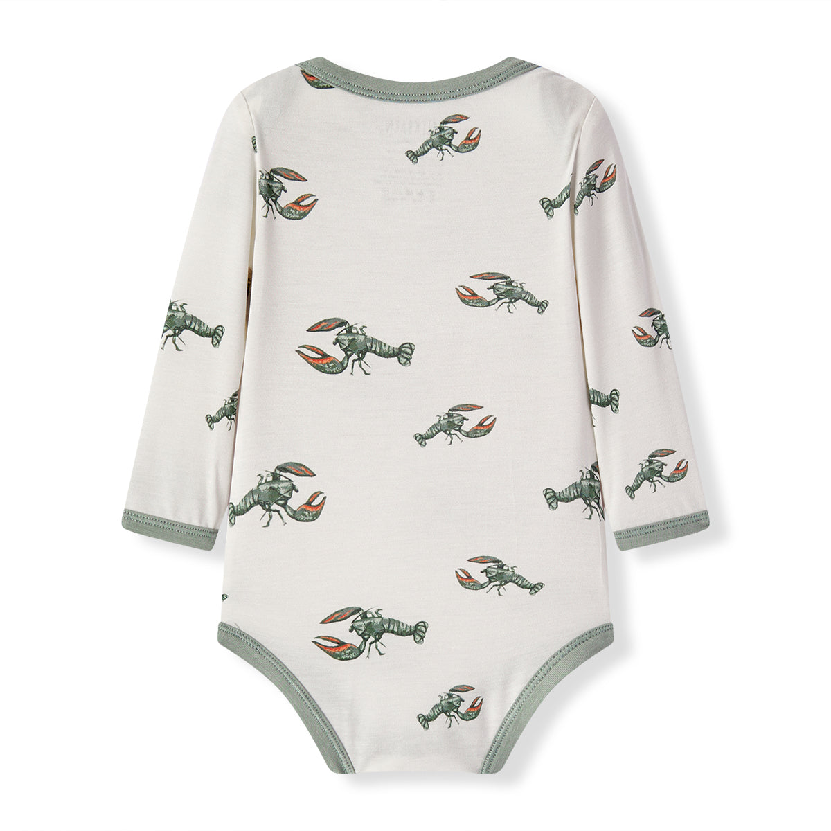 Mint Lobster Luxe Stretch Long Sleeve One Piece