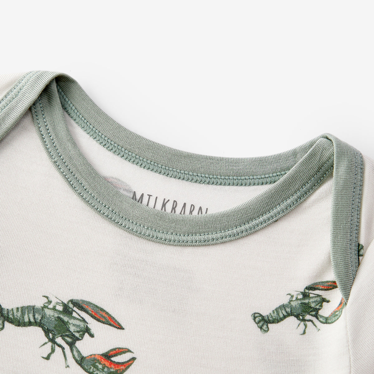 Mint Lobster Luxe Stretch Long Sleeve One Piece