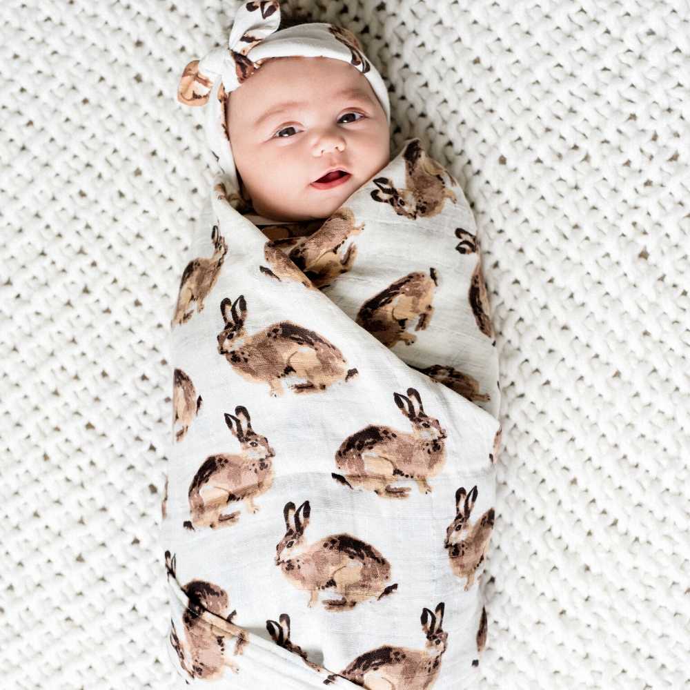 Chicken Organic Cotton Muslin Swaddle Blanket