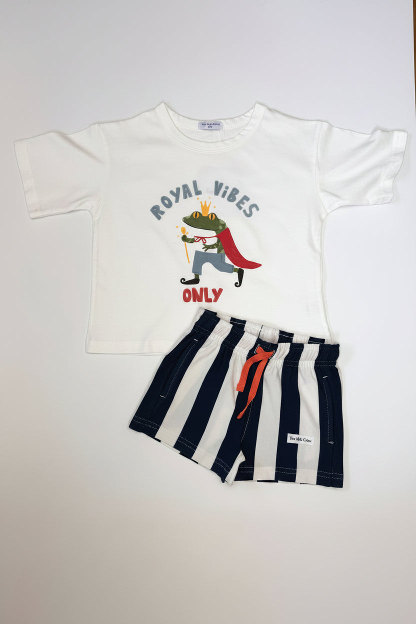 Royal Vibes T-shirt | White