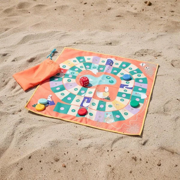 Quut Travel Games – Snakes & Ladders & Game of the Goose for Kids