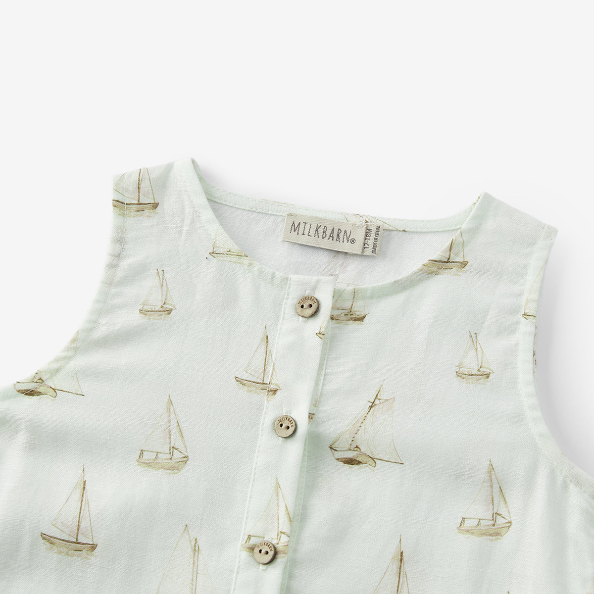 Sailboat Melody Tank Top Shortall