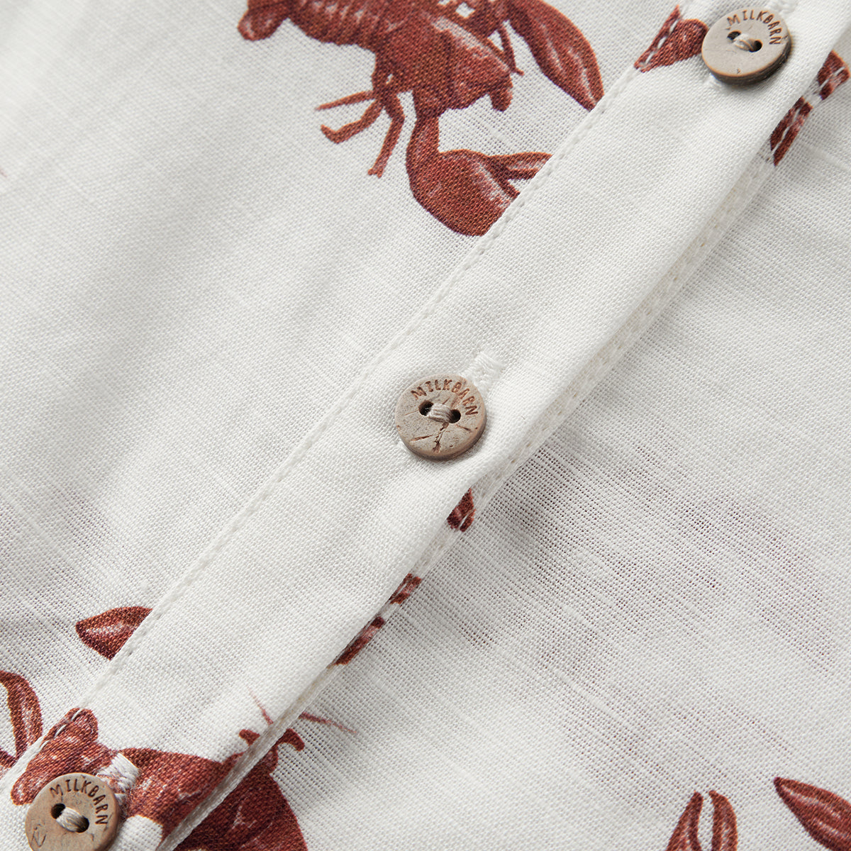 Cream Lobster Tank Top Shortall