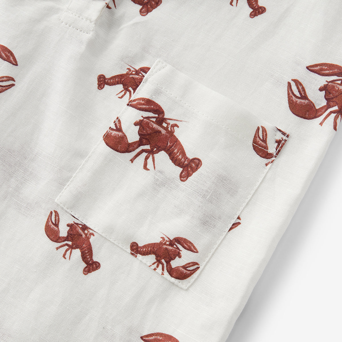 Cream Lobster Tank Top Shortall