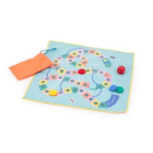 Quut Travel Games – Snakes & Ladders & Game of the Goose for Kids