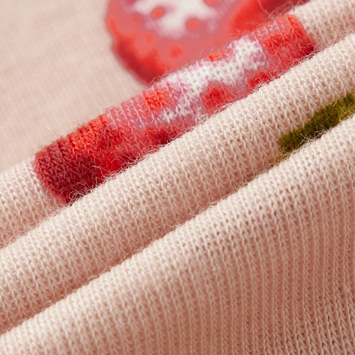 Strawberry Organic Cotton Zipper Pajama