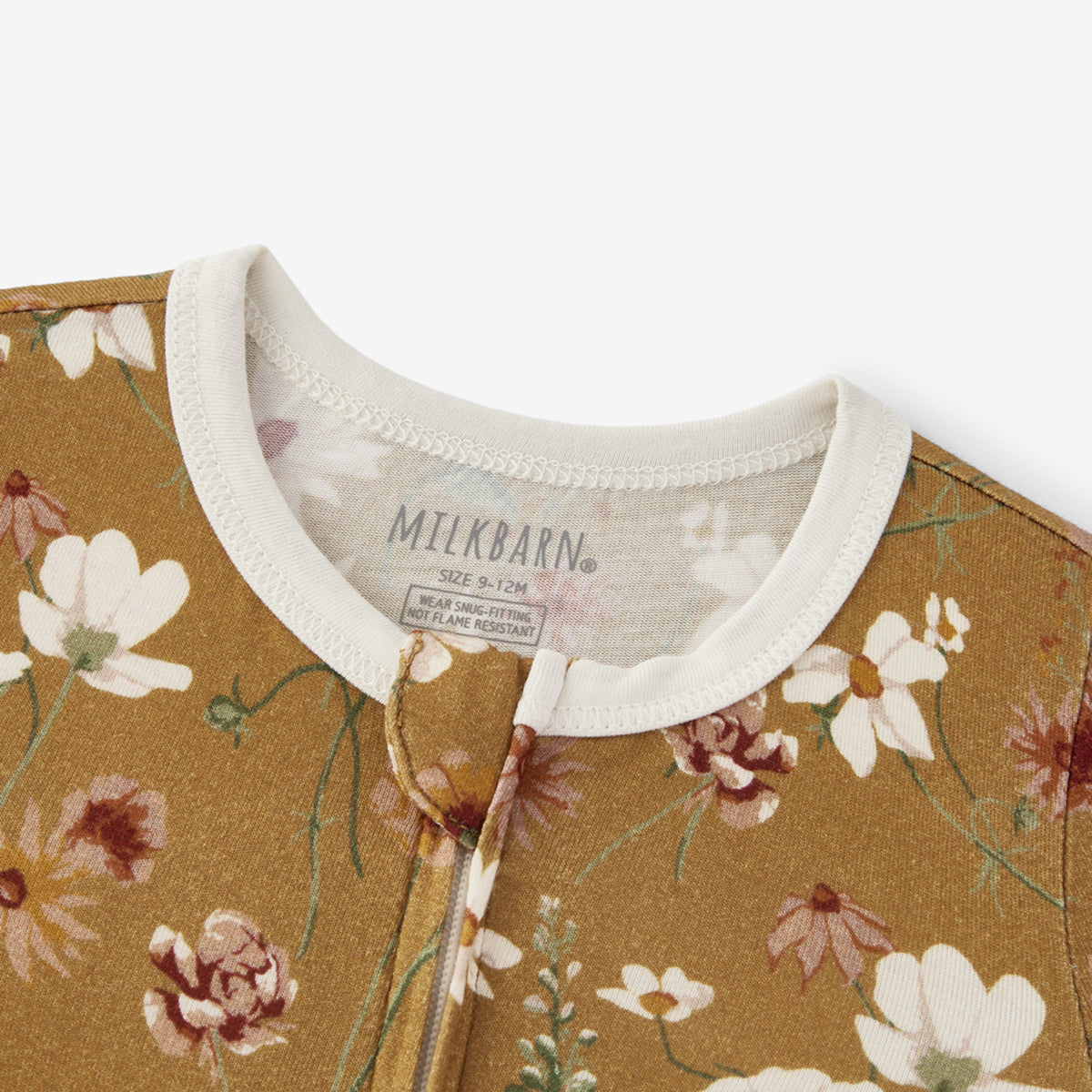 Wildflower Luxe Stretch Zipper Pajama