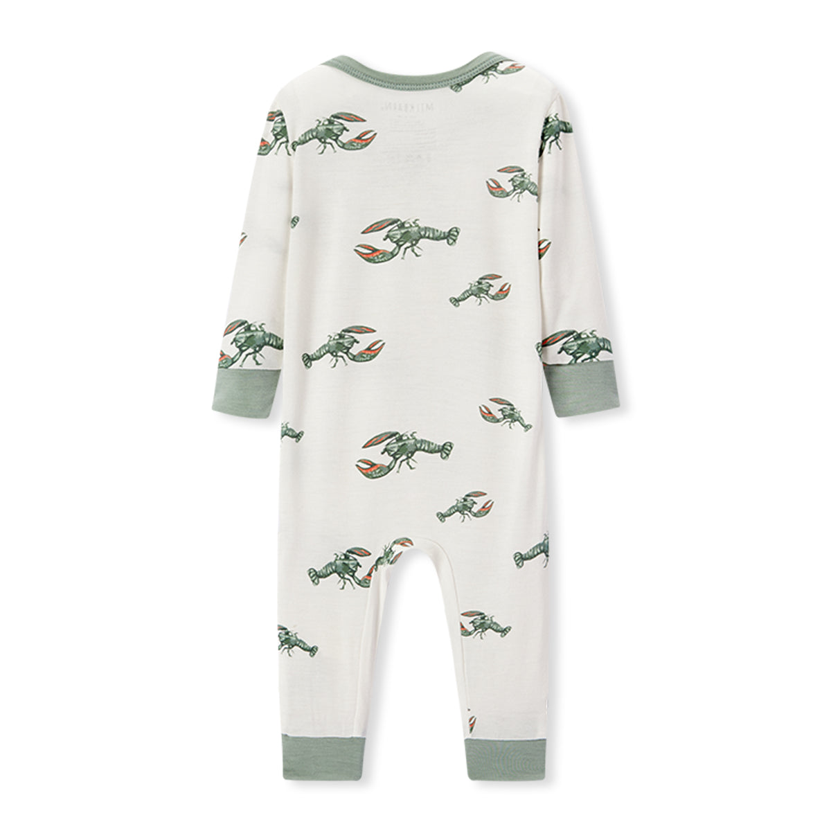 Mint Lobster Luxe Stretch Zipper Pajama