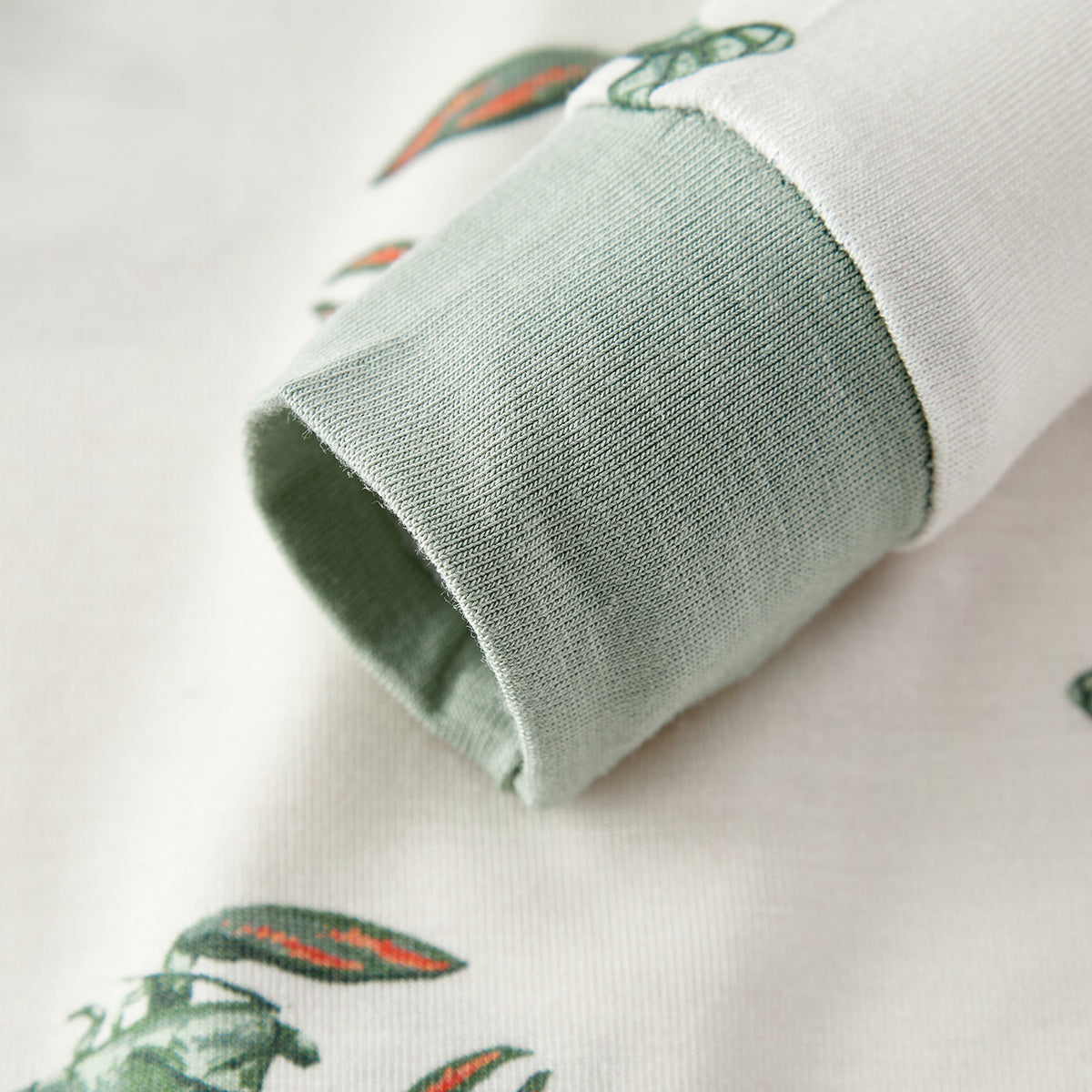Mint Lobster Luxe Stretch Zipper Pajama