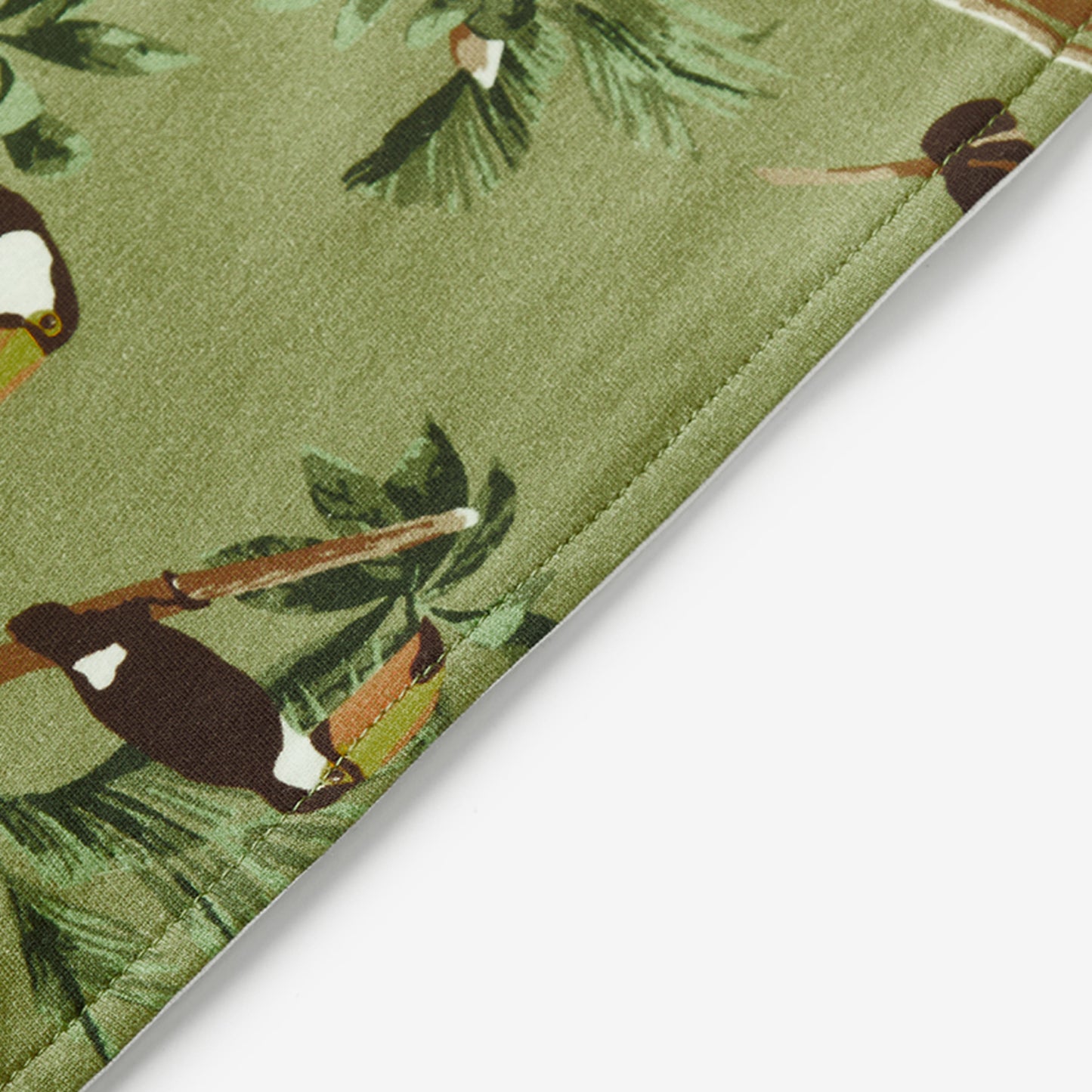 Toucan Cotton Stretch Kerchief Bib